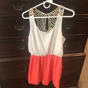 Jealous Tomato Color Block Romper